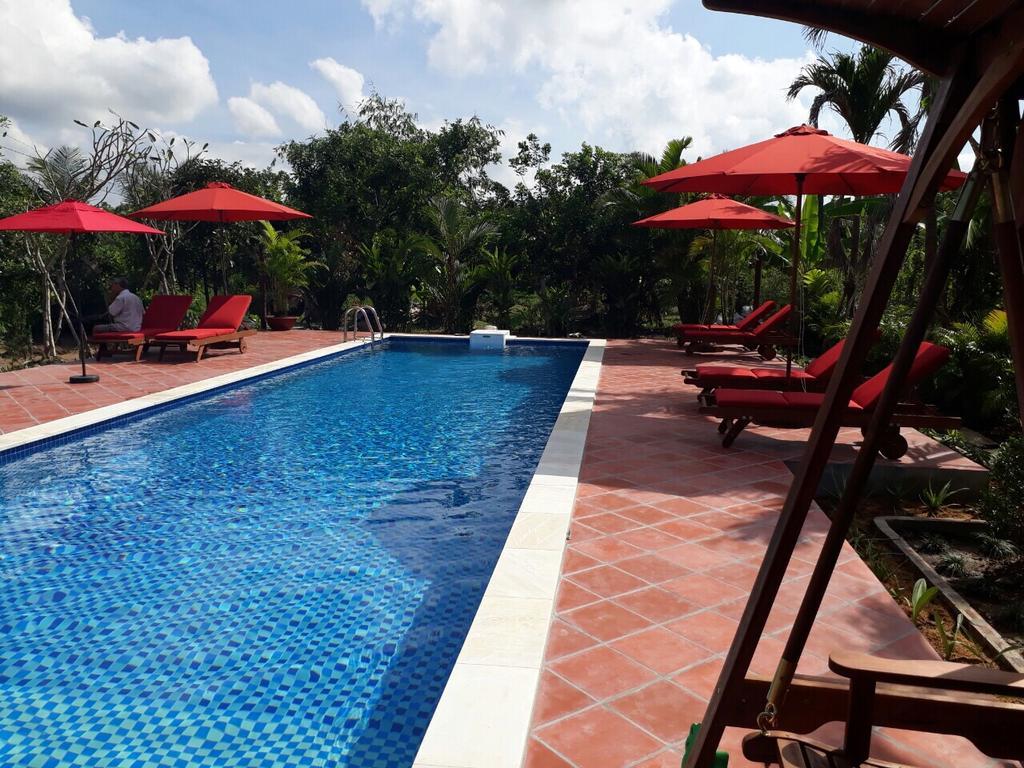Gite Nam Hien Mekong Cho Lach Exterior photo